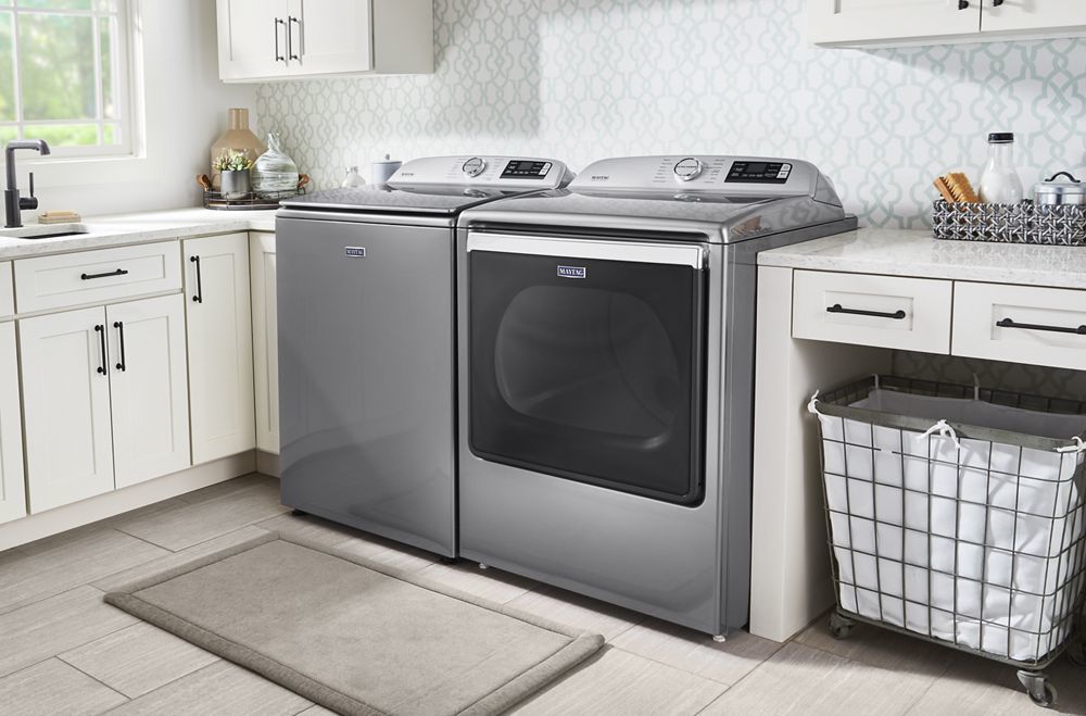 Maytag MED8230HC Smart Capable Top Load Electric Dryer With Extra Power Button - 8.8 Cu. Ft.