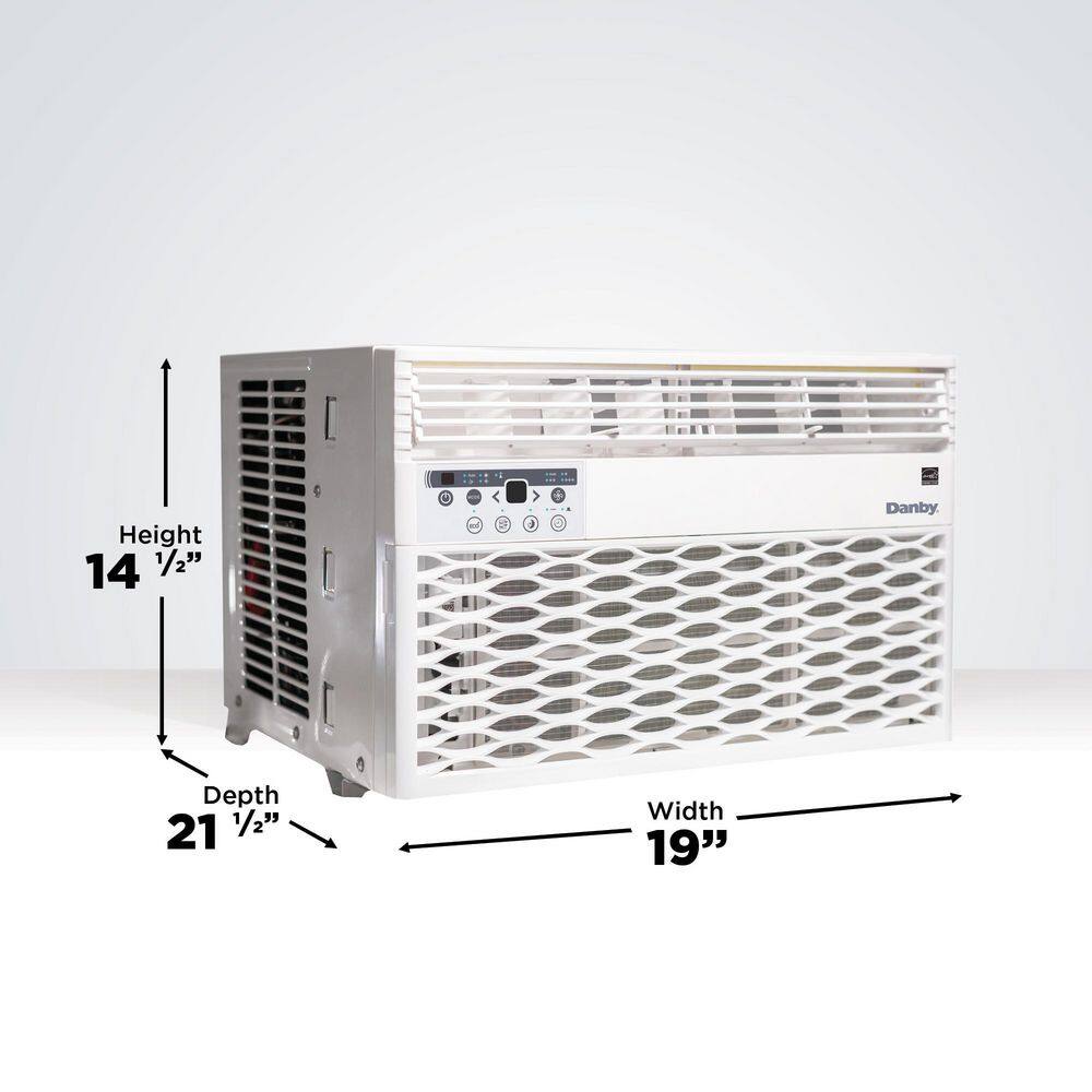 Danby 12000 BTU 550 sq.ft. ENERGY STAR Compliant Window AC with Remote in White DAC120EB6WDB-6