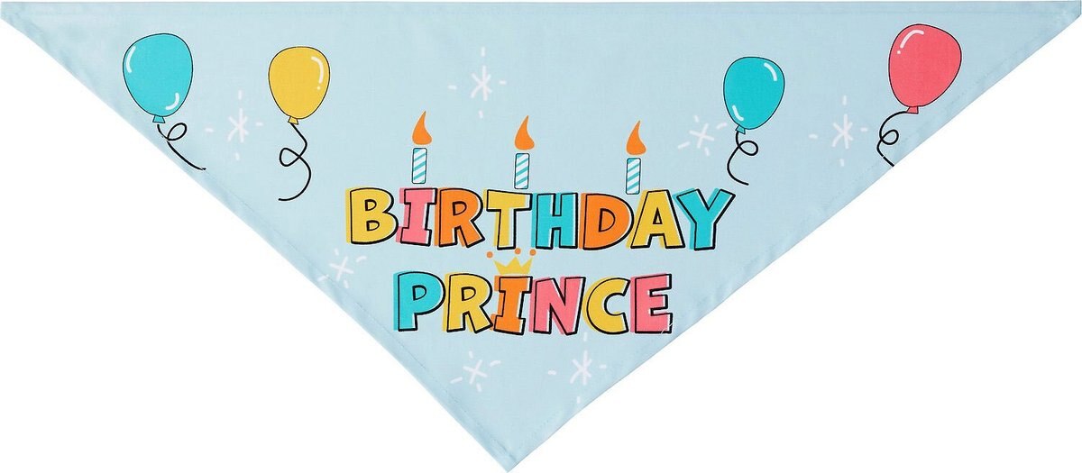 Frisco Birthday Prince Dog and Cat Bandana