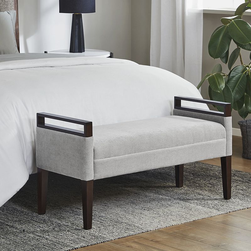 Martha Stewart Sloane Upholstered Accent Bench