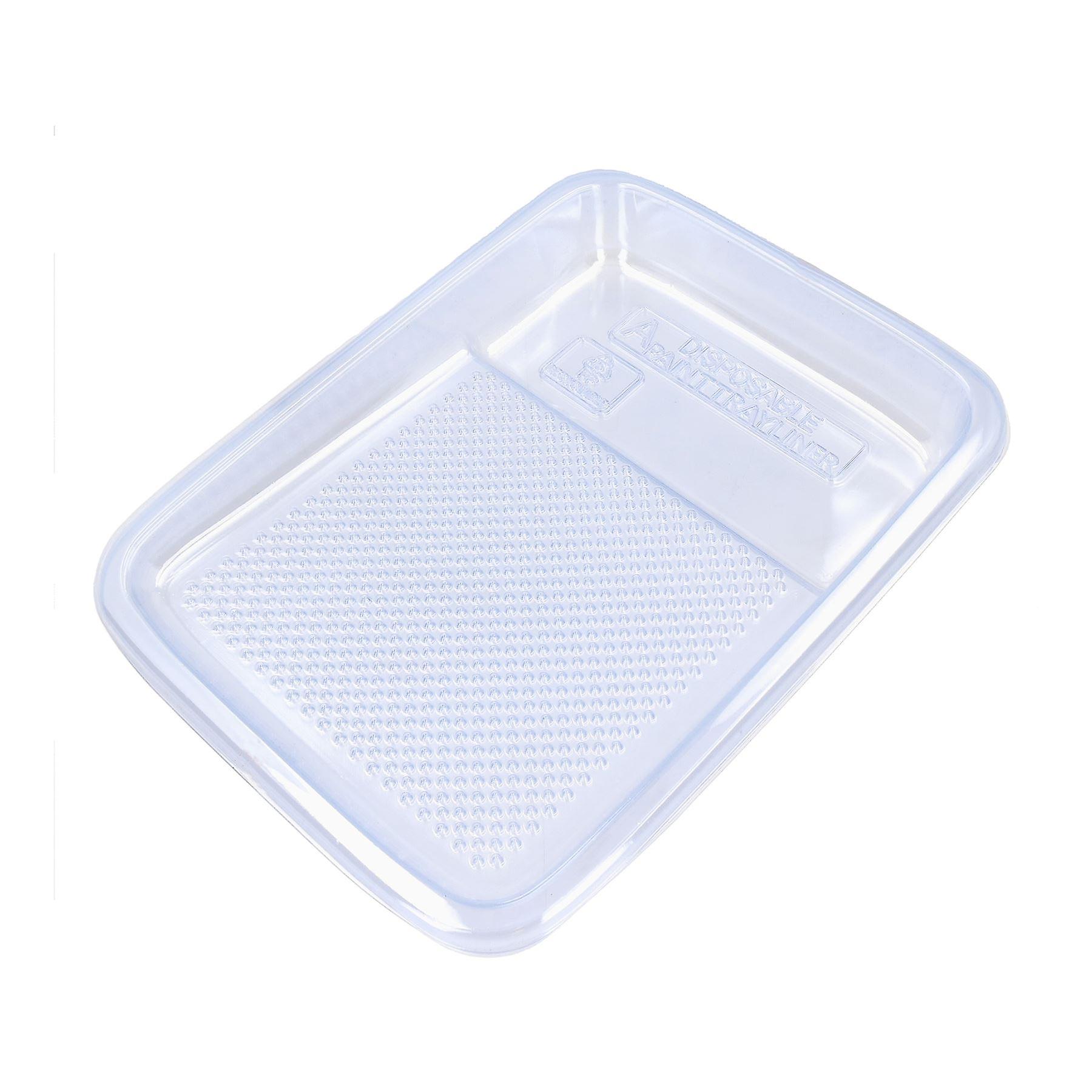 Clear Plastic Disposable Roller Tray Liners for 230mm / 9” Roller Trays 15pk