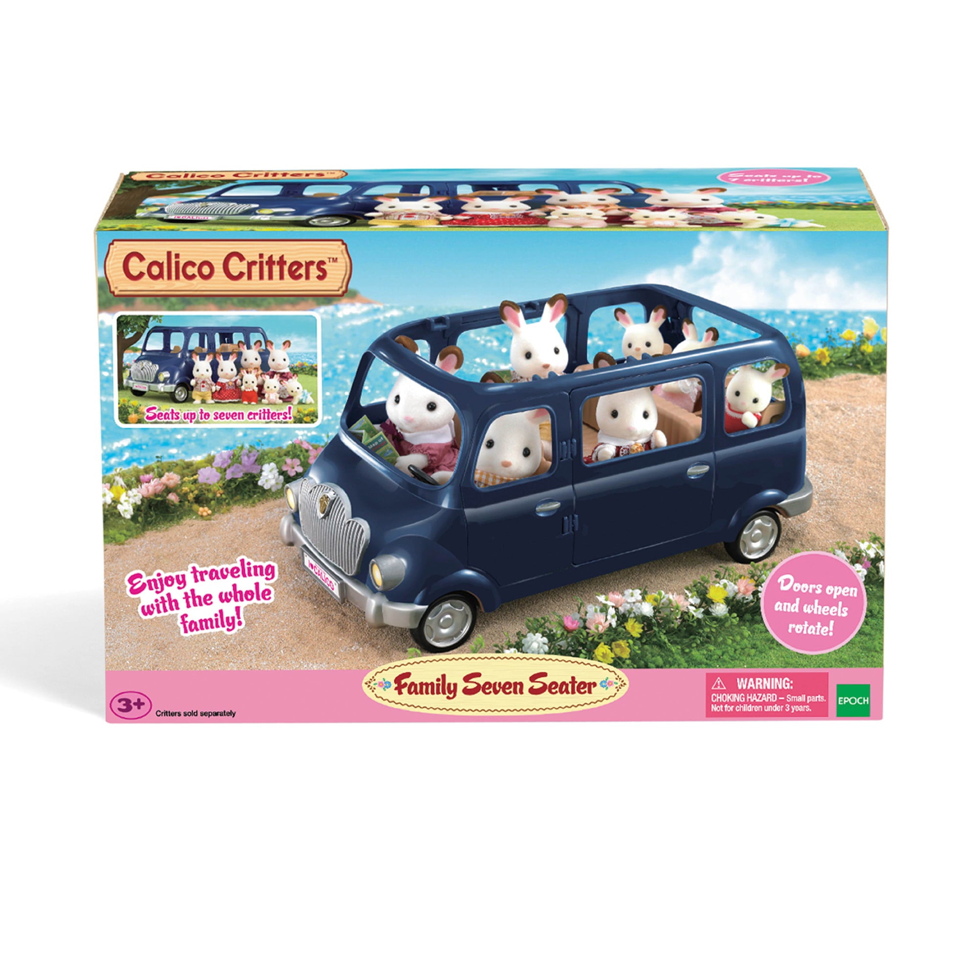 Calico Critters Family Seven Seater Toy Vehicle for Dolls