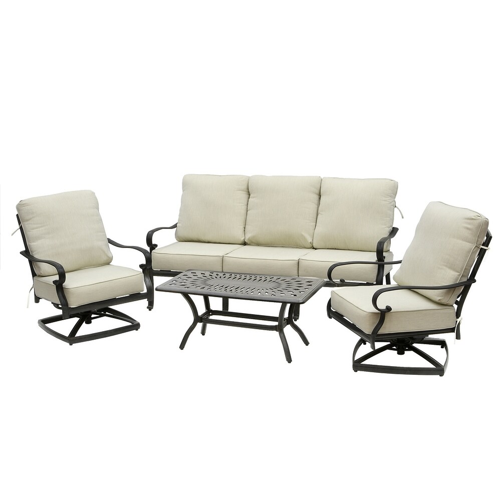 Windsor Collection 4 Piece  Weather Conversation Set   74 inches