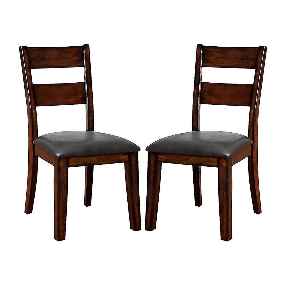 Set of 2 Dining Chair in Dark Cherry