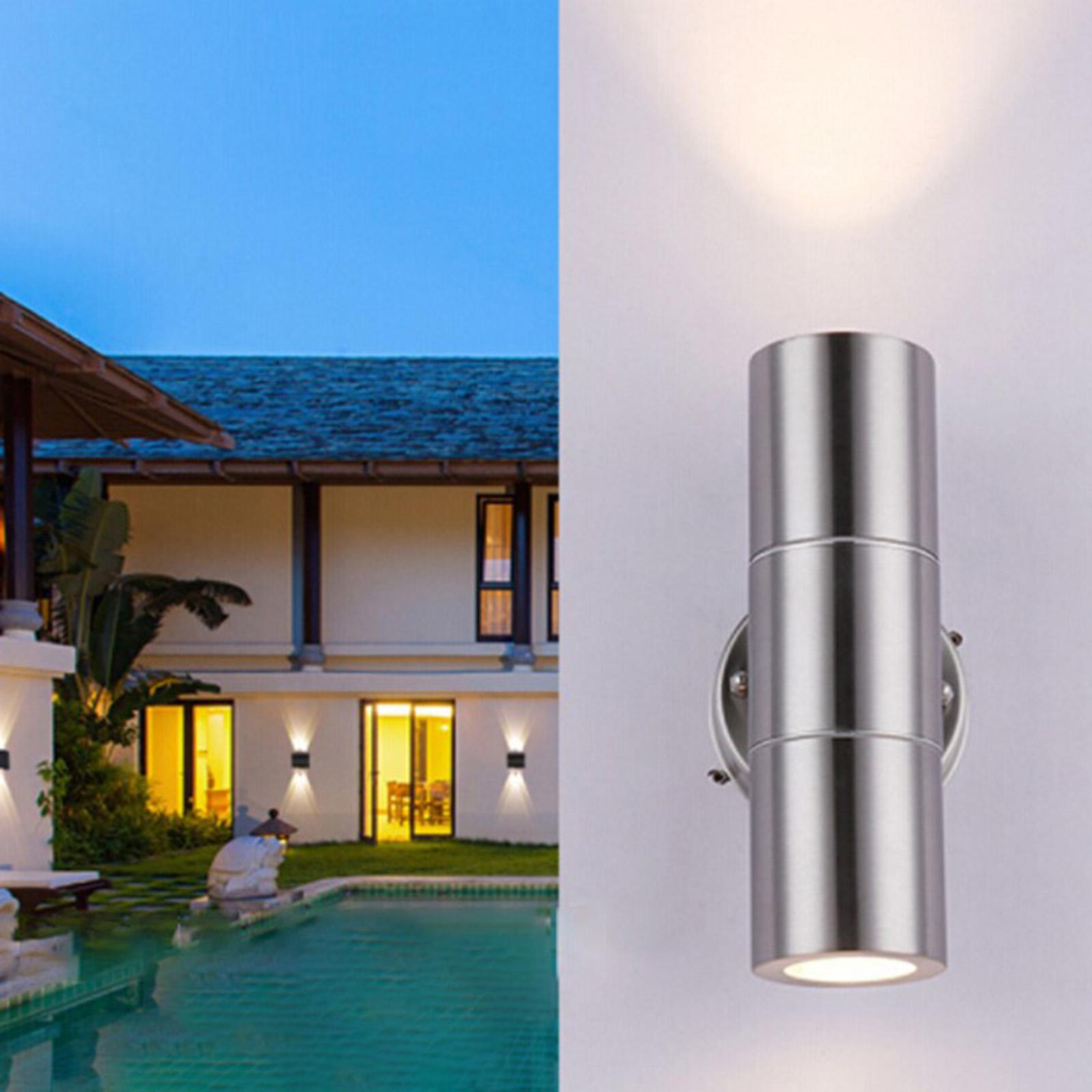 Stainless and Down Garden Outdoor Spot Lights Fixtures Wall Mount Sconce Lamp Porch Corridors Patio Decoration