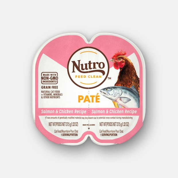 Nutro Perfect Portions Adult Grain Free Salmon  Chicken Pate Wet Cat