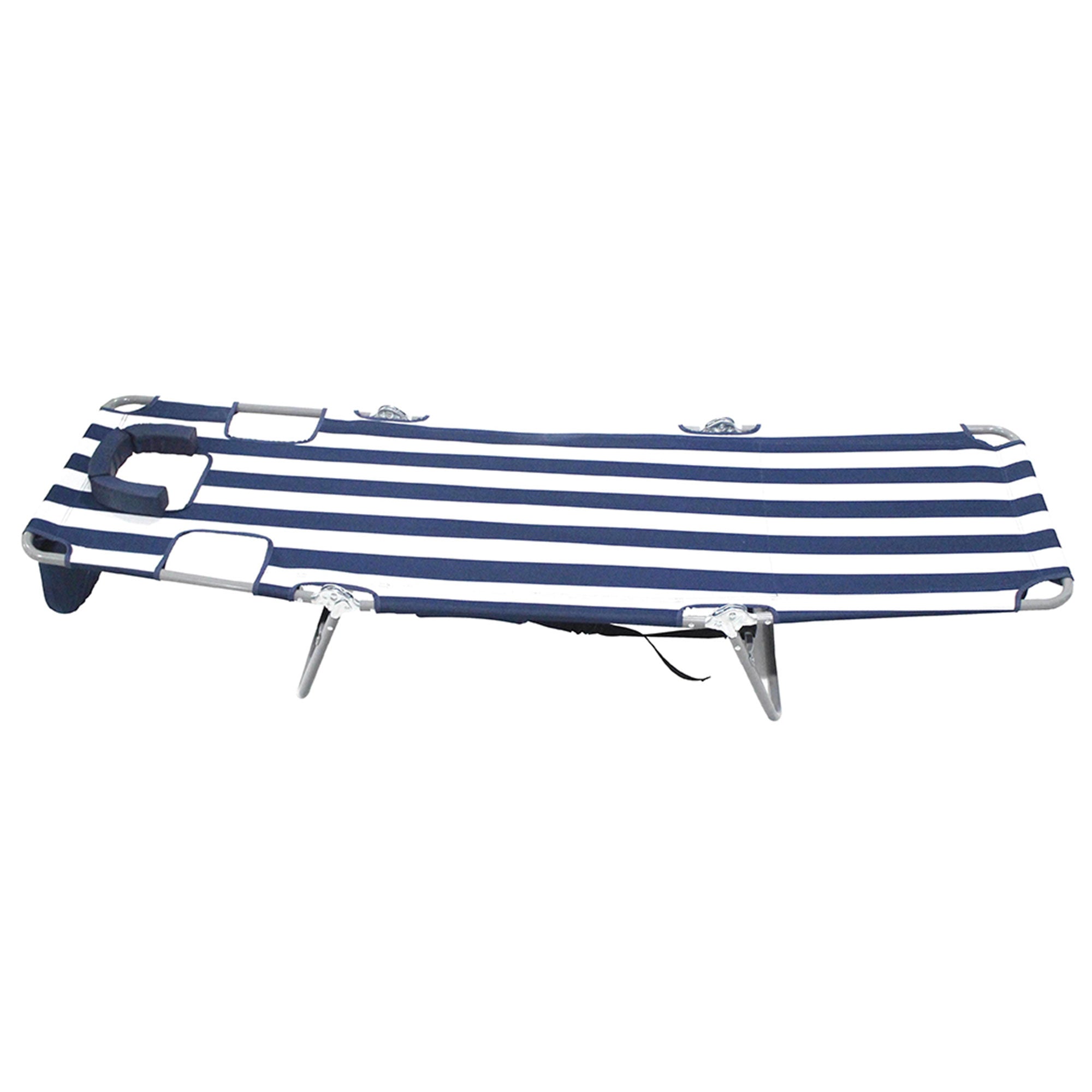 Ostrich Outdoor Folding Facedown Chaise Lounge Chair with Storage Bag