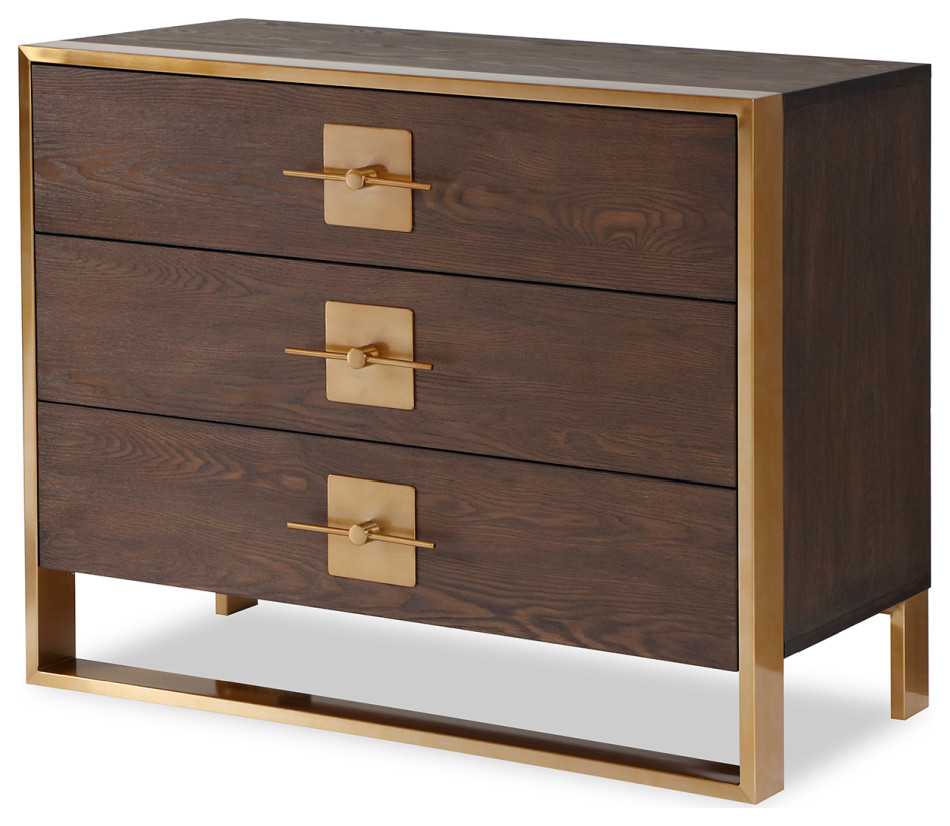 Brown Ash Chest of Drawer  Liang  ampEimil Ophir   Contemporary   Accent Chests And Cabinets   by Oroa   Distinctive Furniture  Houzz