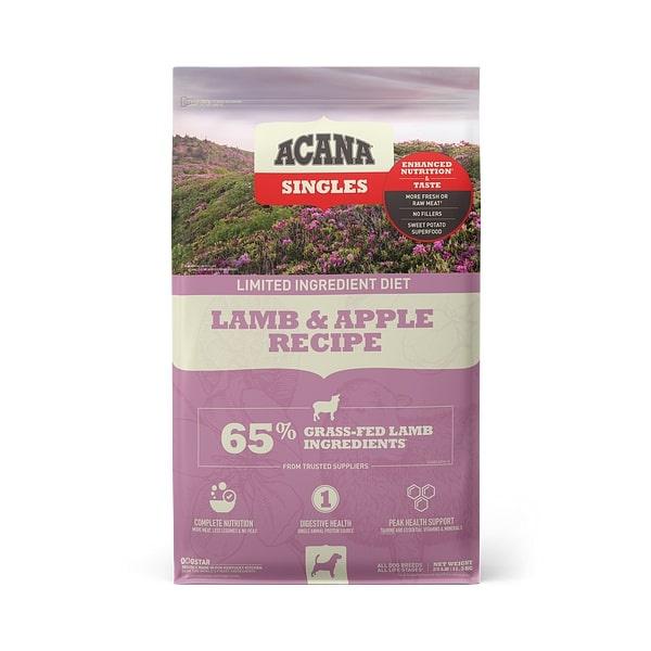 ACANA Singles Lamb and Apple Recipe Grain Free Dry Dog Food