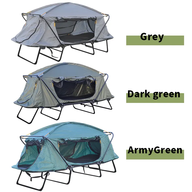 outdoor camping tent for 1 2people use double layers tent cot waterproof wildlife camping bed tent