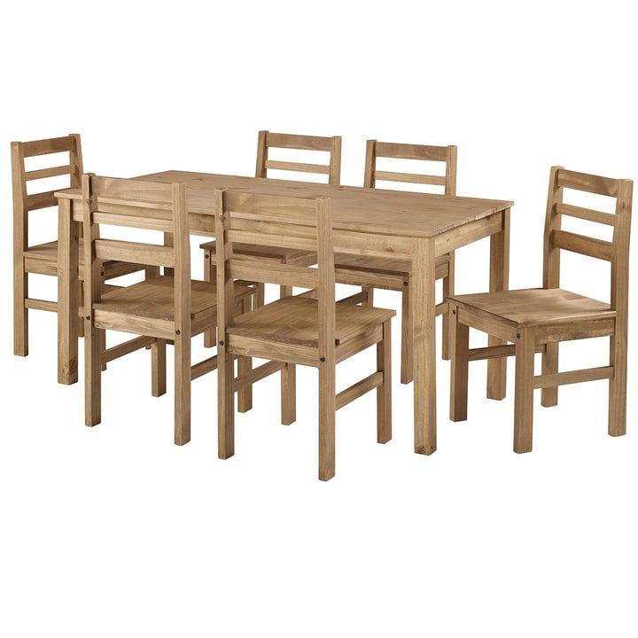 Wood Dining Table Corona Collection Furniture Dash