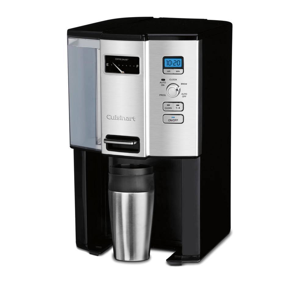 Cuisinart 12Cup Black Chrome Drip Coffee Maker with Programmable Settings