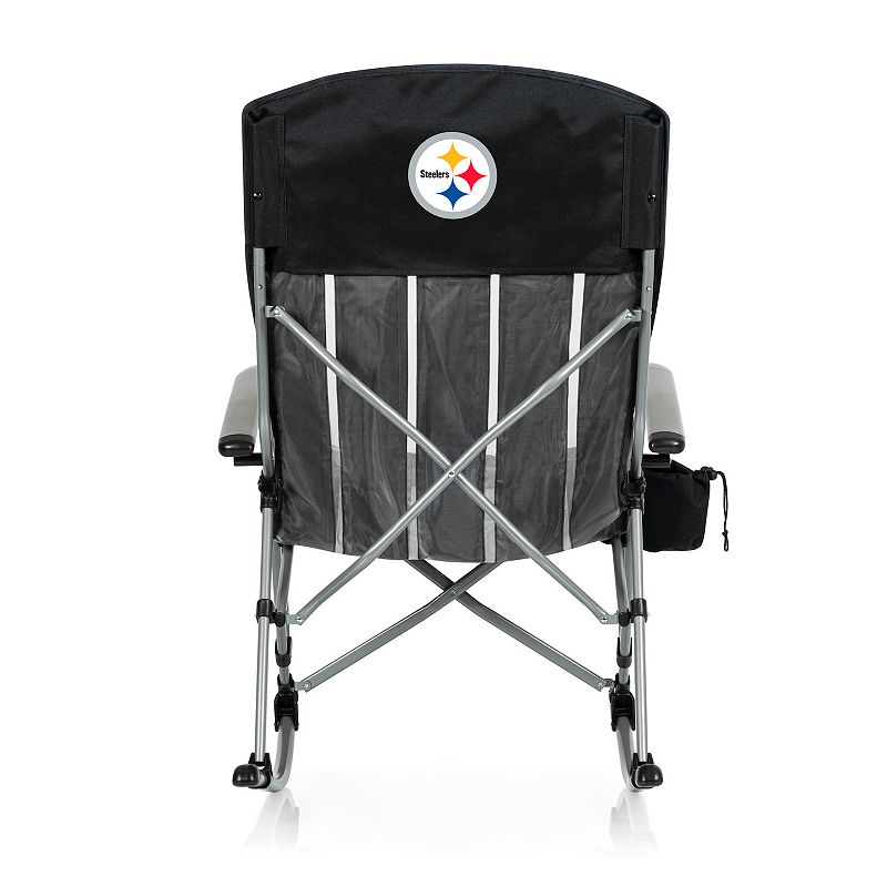 NFL Pittsburgh Steelers Outdoor Rocking Camping Chair