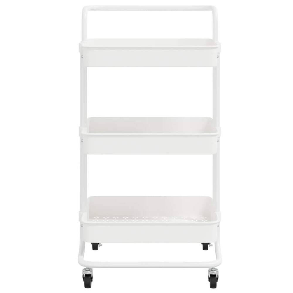 vidaXL 3 Tier Kitchen Trolley 16.5\