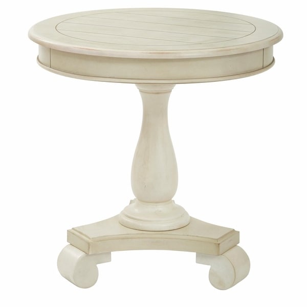 Avalon Hand Painted Round Accent table