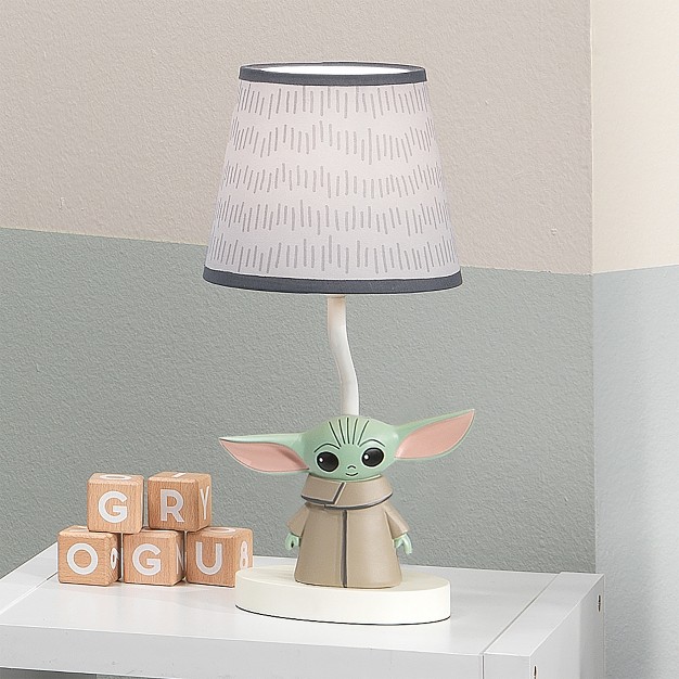 Lambs amp Ivy Star Wars The Child baby Yoda Nursery Lamp With Shade And Bulb