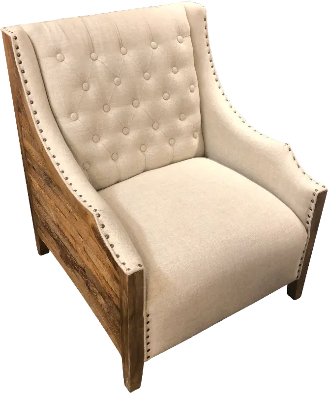 Sullinger Traditional Cream Accent Chair