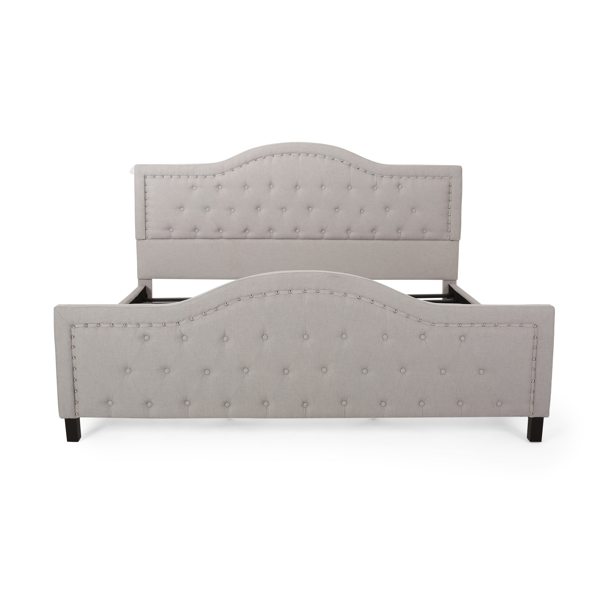 Mason Fully-Upholstered Traditional Bed Frame