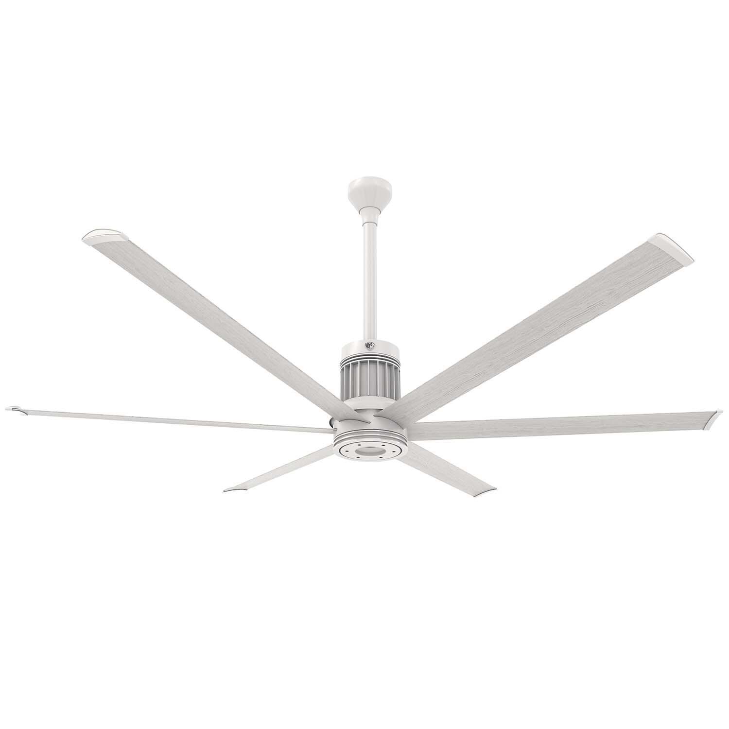 84-Inch i6 Ceiling Fan Universal Mount W/24-Inch Ext Tube and LED Driftwood by Big Ass Fans