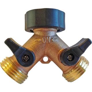 Cubilan Garden Hose Y Connector with Shut-Off Valves B013PWS8ZI