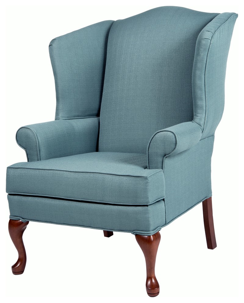 Erin Wingback Chair   Traditional   Armchairs And Accent Chairs   by Comfort Pointe  Houzz