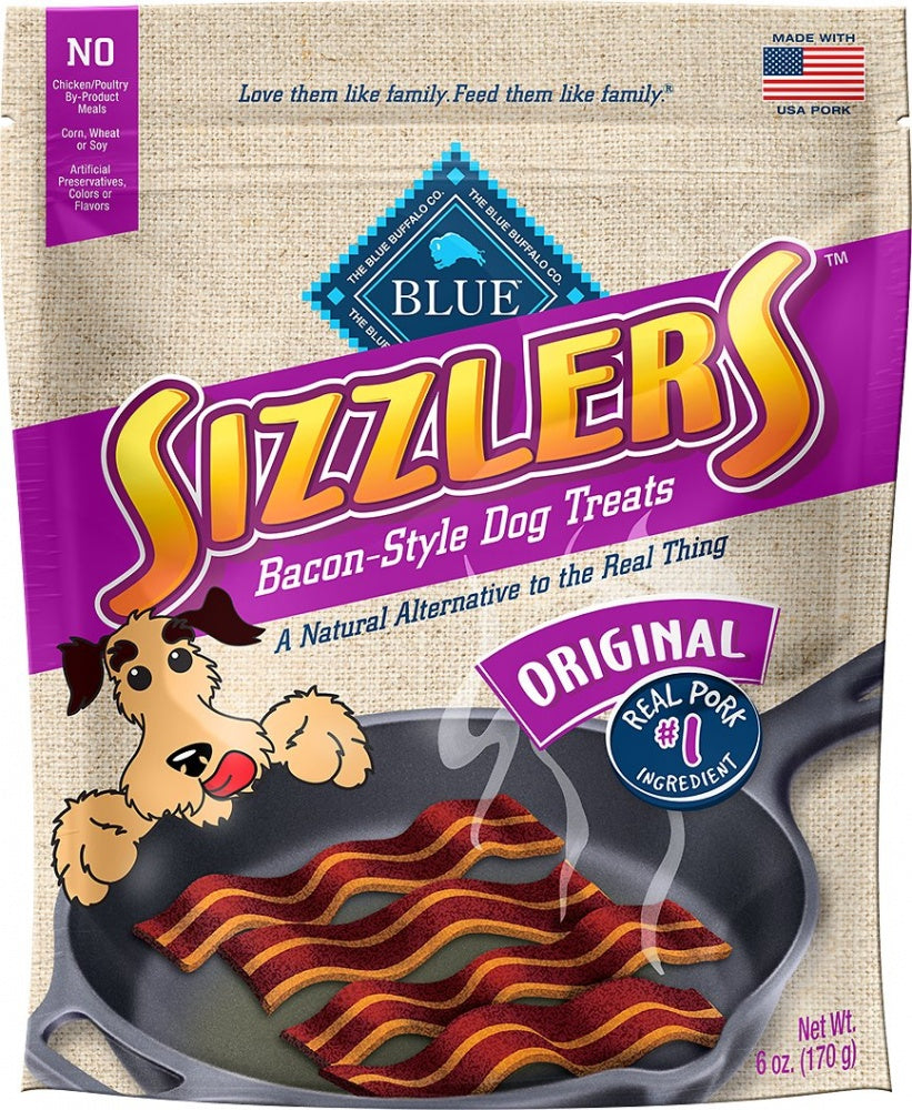 Blue Buffalo Sizzlers Bacon-Style Dog Treats