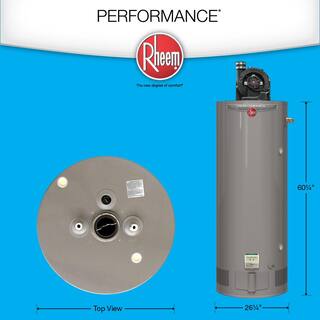 Rheem Performance 75 Gal. Tall 6 Year 75100 BTU Liquid Propane Power Vent Tank Water Heater XP75T06PV76U0