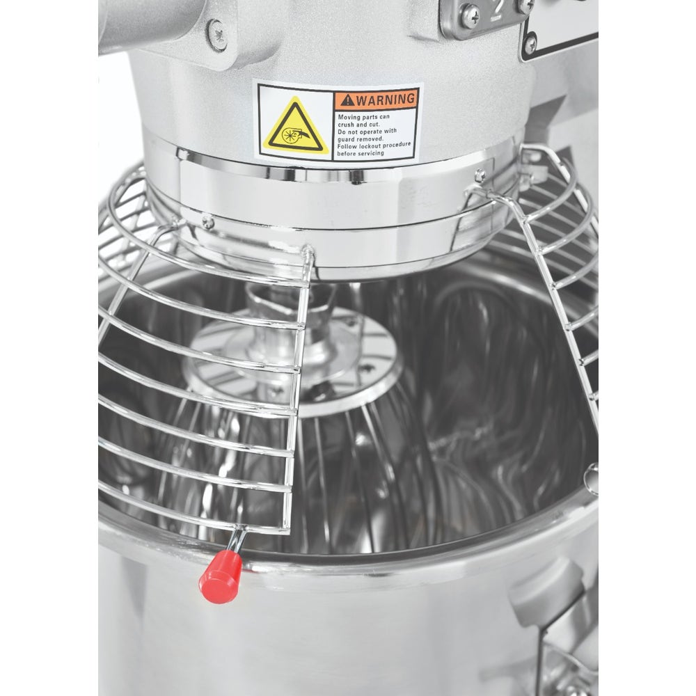 Chronos 30R-002 Commercial 20 Qt. Planetary Stand Mixer with Bowl， Guard， Accessories， and #12 Attachment Hub， 120V， 1-1/2 HP