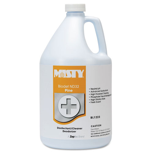 Zep Inc. Misty BIODET ND-32 | Pine， 1gal Bottle， 4