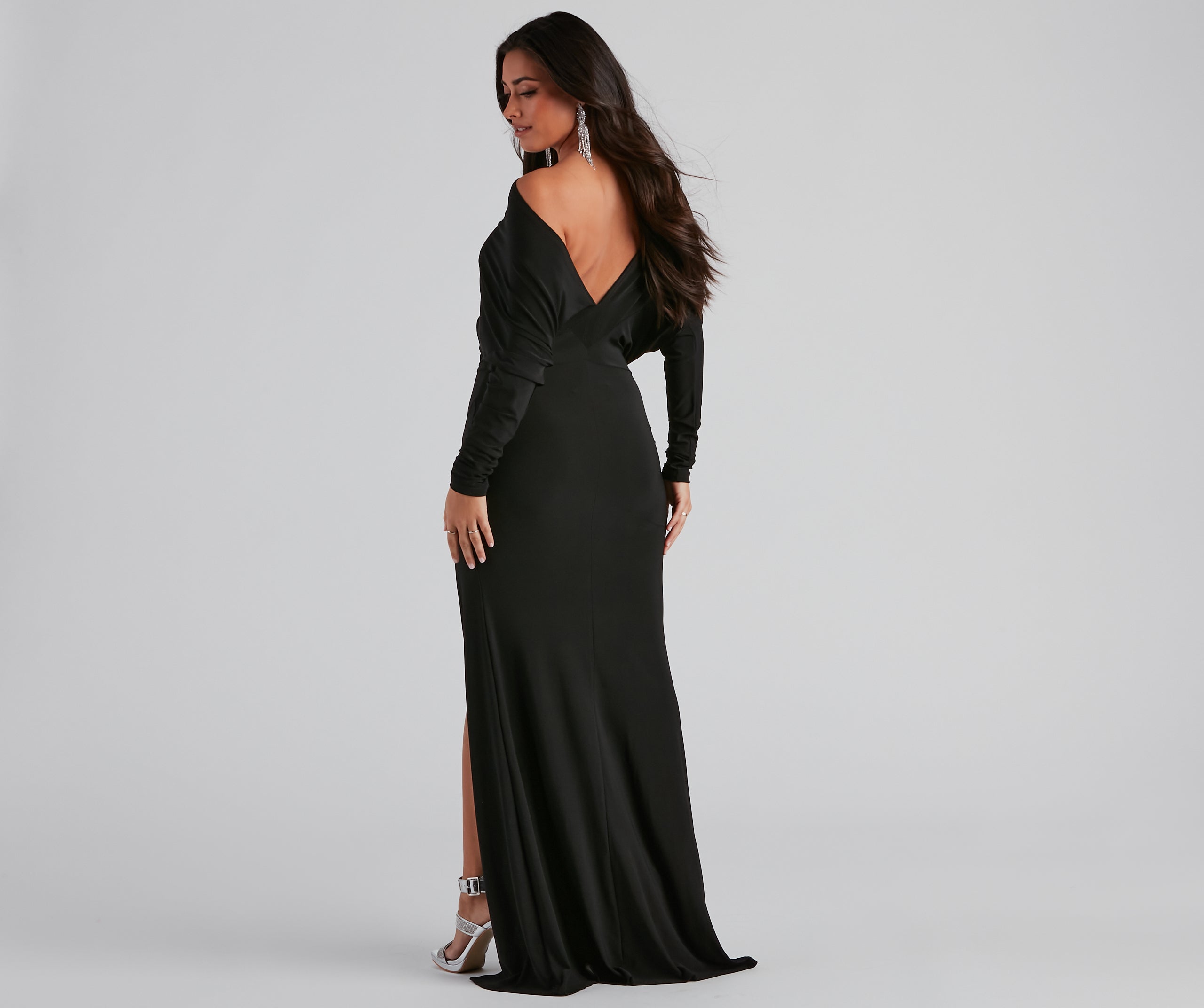 Londyn Formal High Slit Convertible Dress