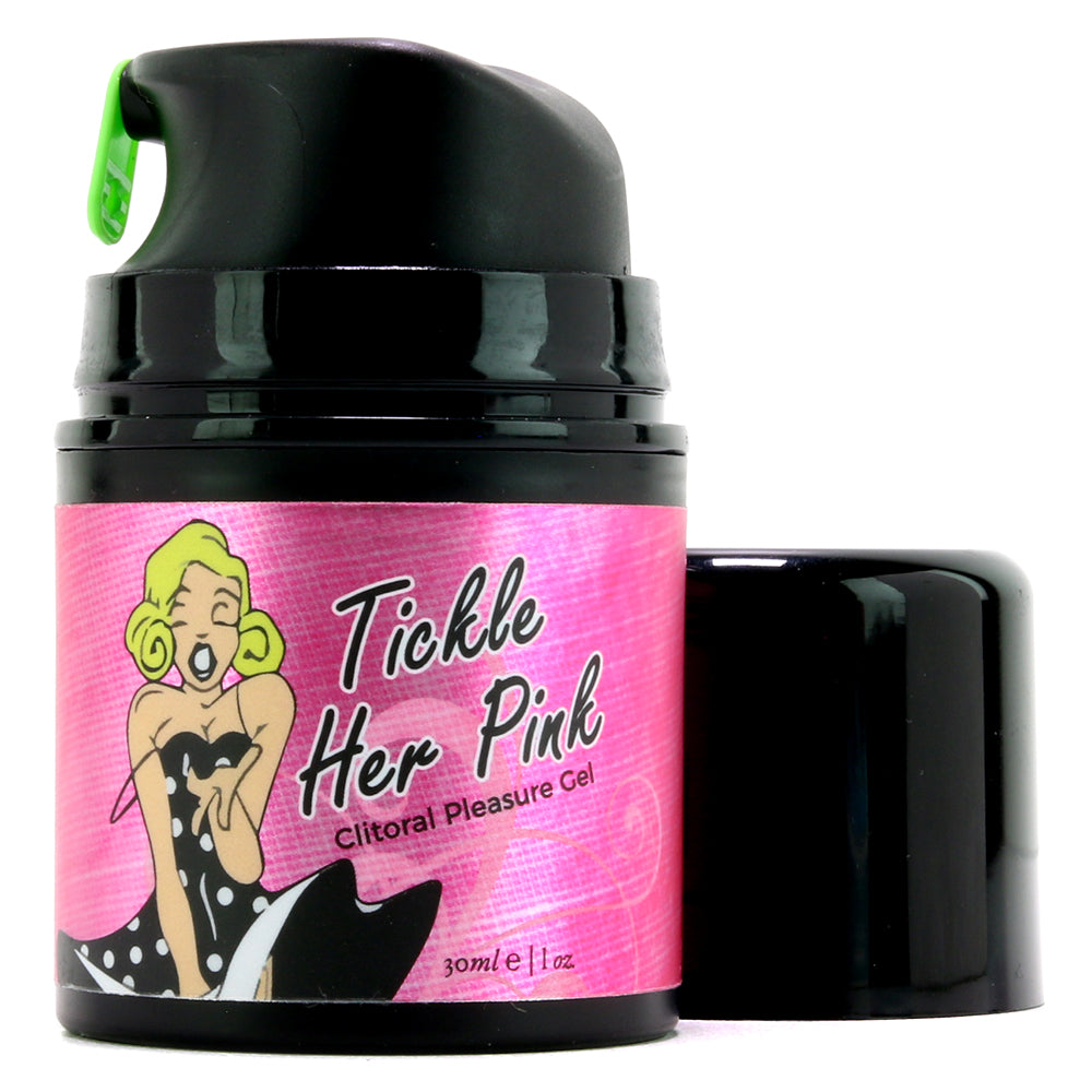 Tickle Her Pink Clitoral Pleasure Gel Pump in 1oz/30ml