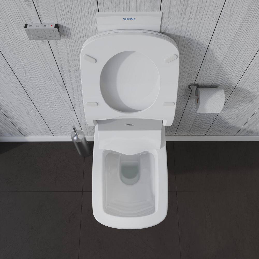 Duravit Starck Electric Bidet Seat For Elongated Toilet in White 610200001001300