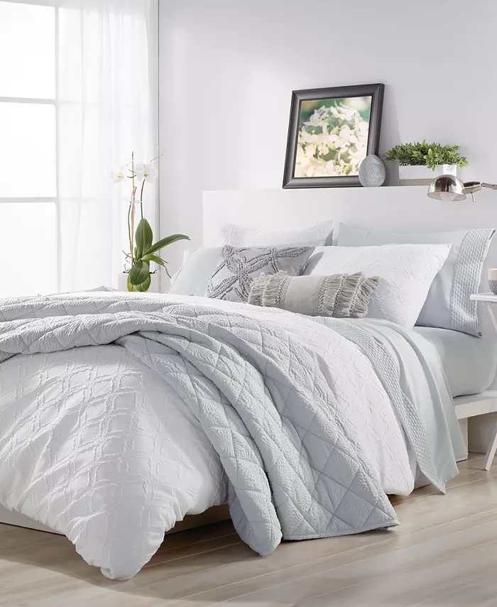 Microsculpt Ogee Full Queen Comforter Set