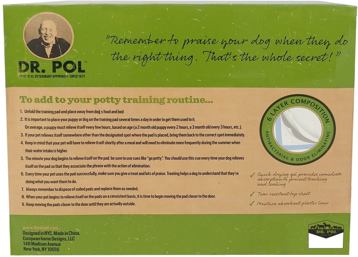 Dr. Pol 28x30-in Fresh Scent Dog Training Pad