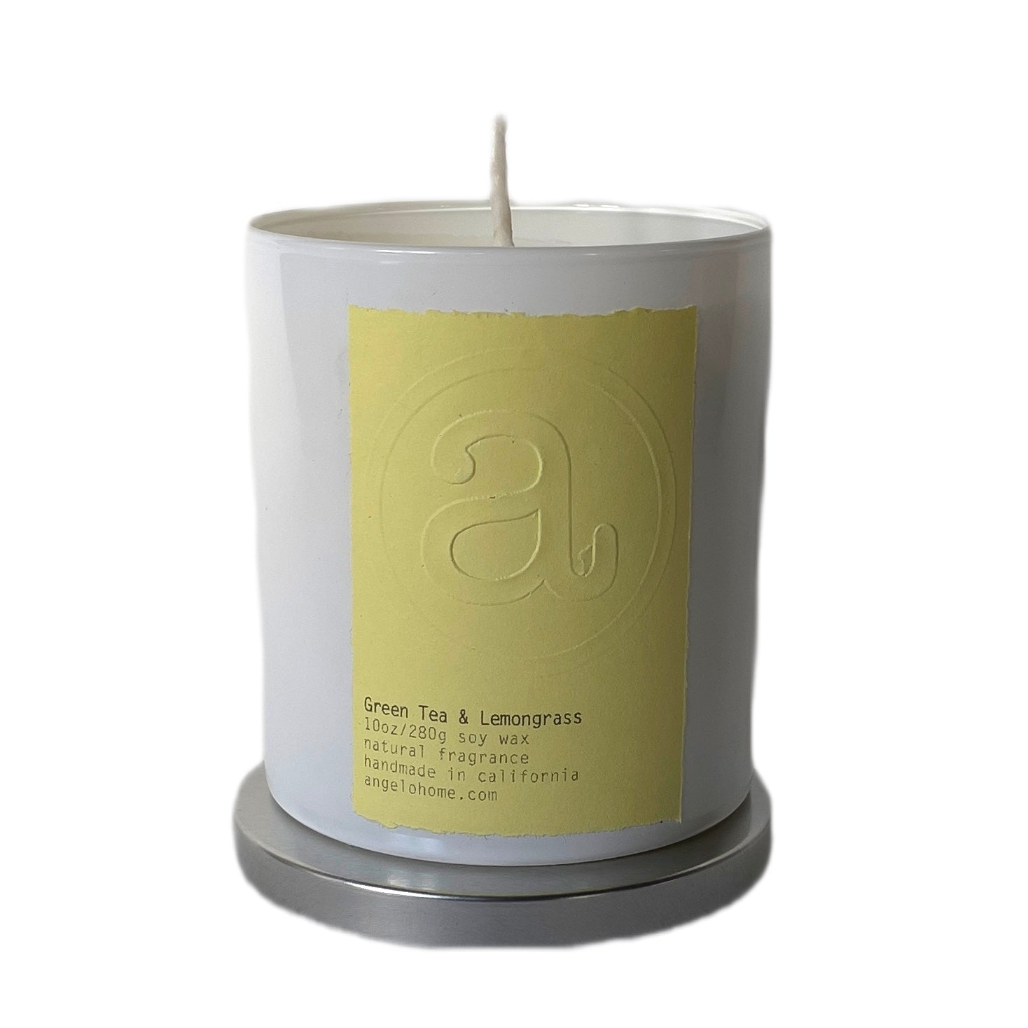 angelo:HOME Green Tea + Lemongrass Scented Candle