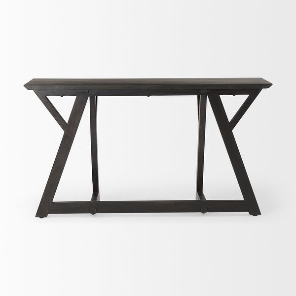 Jennings Dark Brown Solid Wood Console Table - 54