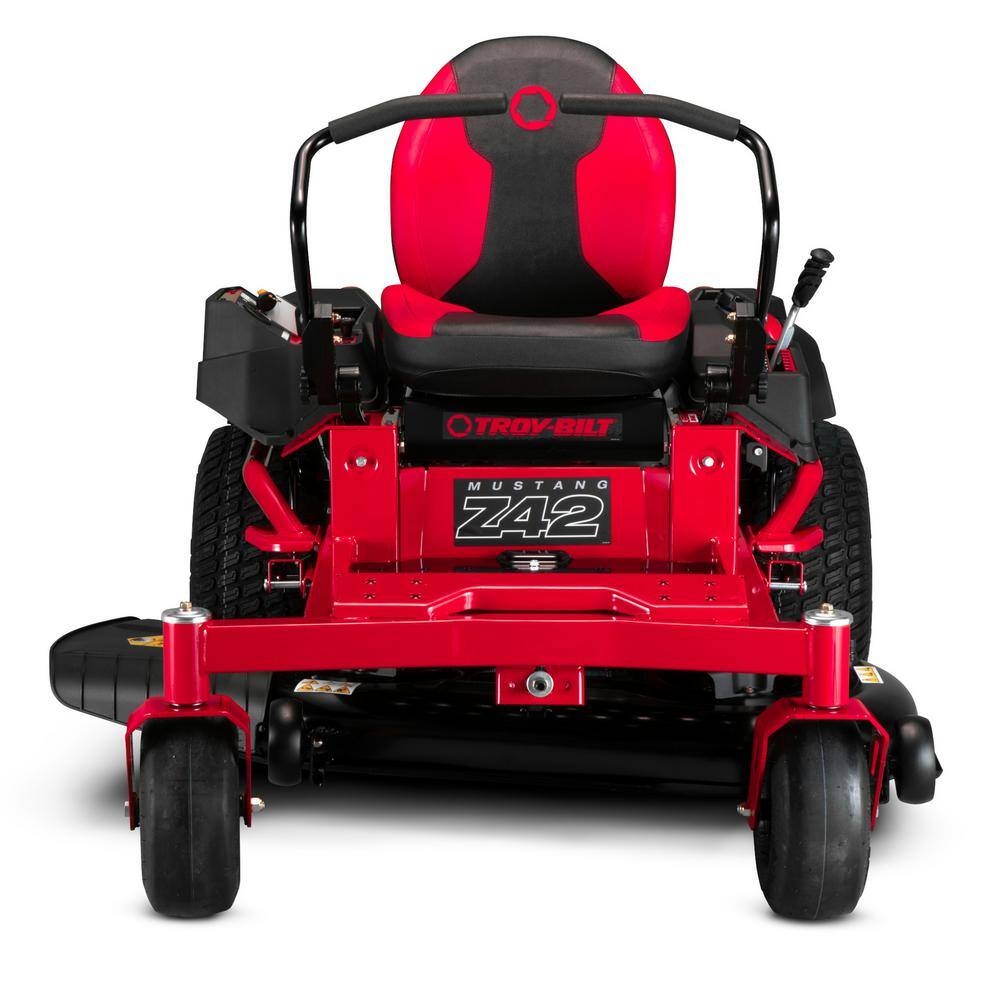 Troy-Bilt Mustang 42 in. 22 HP V-Twin Kohler 7000 Series Engine Dual Hydrostatic Drive Gas Zero Turn Riding Lawn Mower Mustang Z42