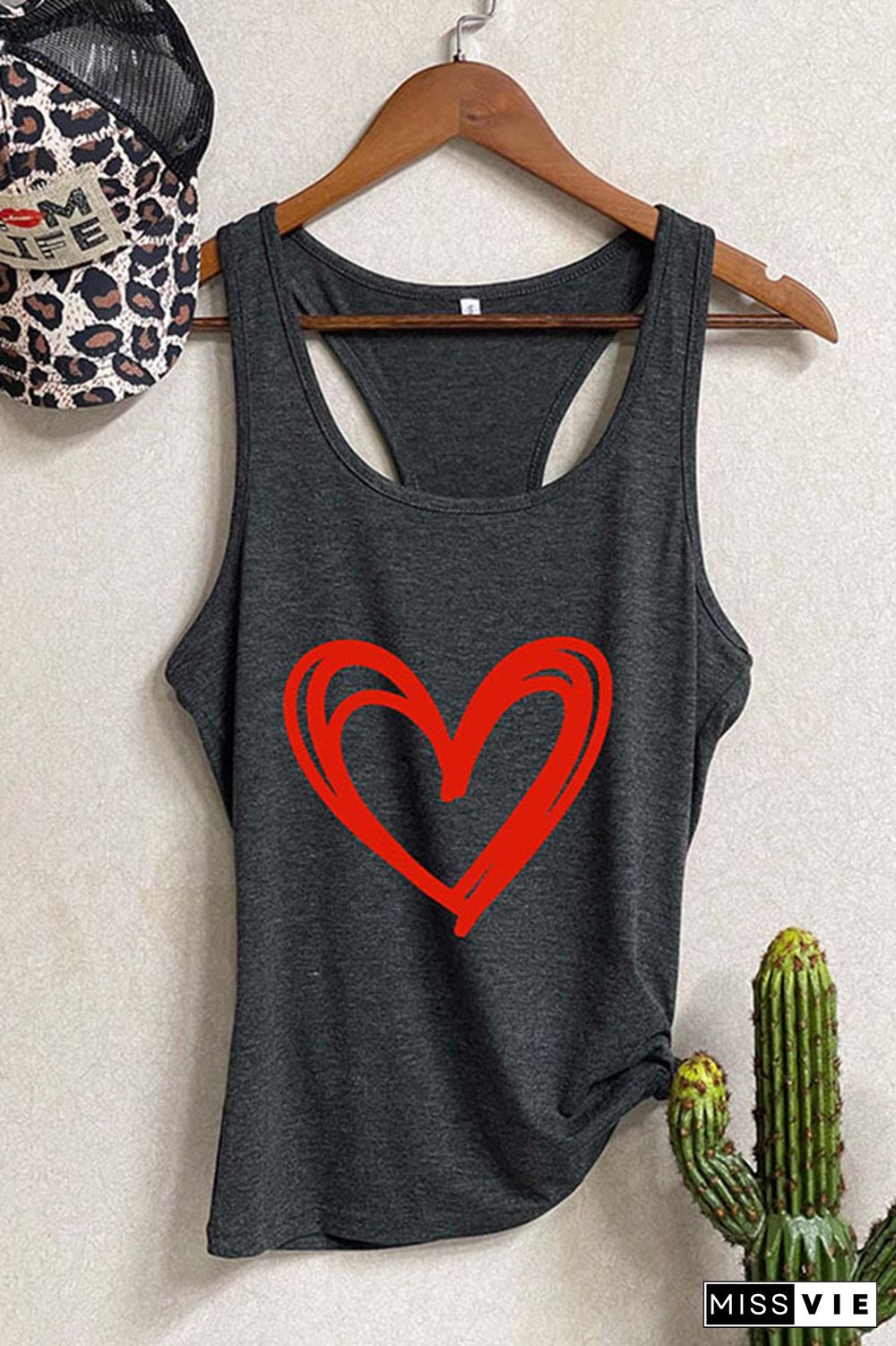 Valentine's Day Sleeveless Tank Top Wholesale