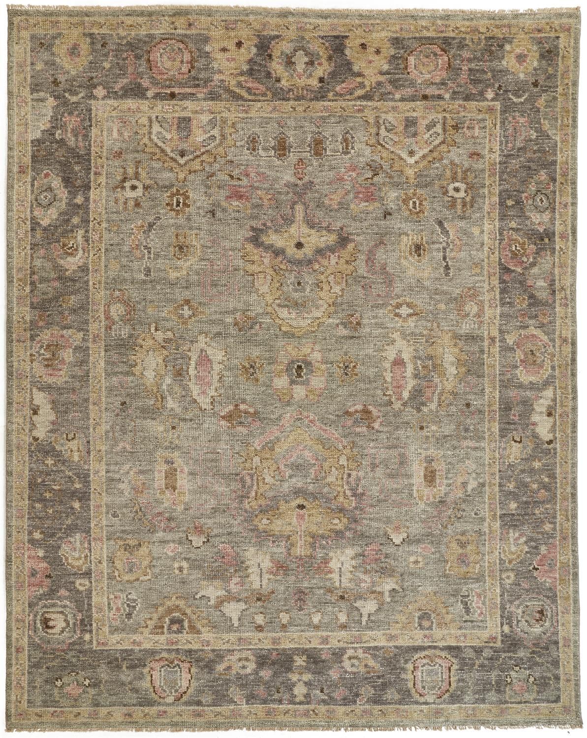 Irie Hand Knotted Gray Rug by BD Fine