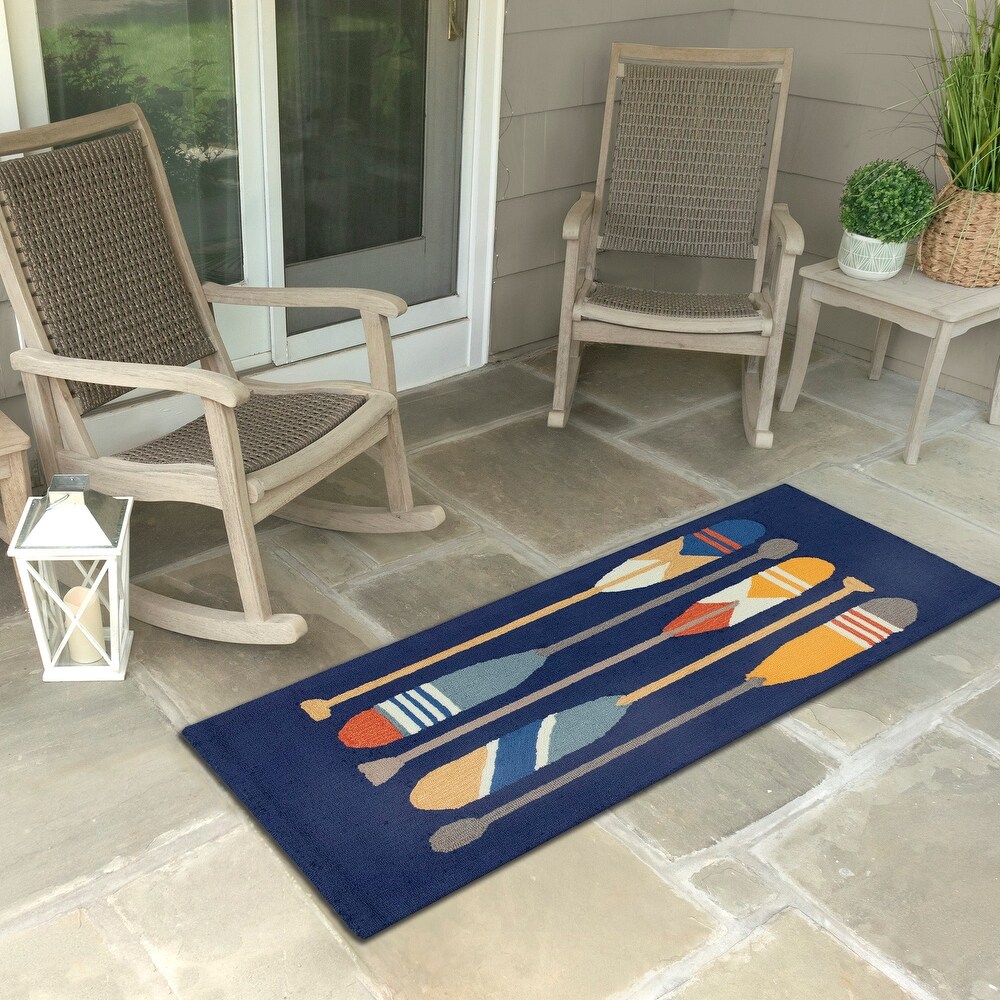 Liora Manne Frontporch Paddles Indoor/Outdoor Rug