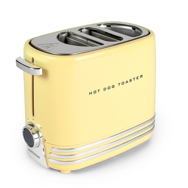 Nostalgia Adjustable 5 Setting Retro Pop Up Hot Dog Toaster