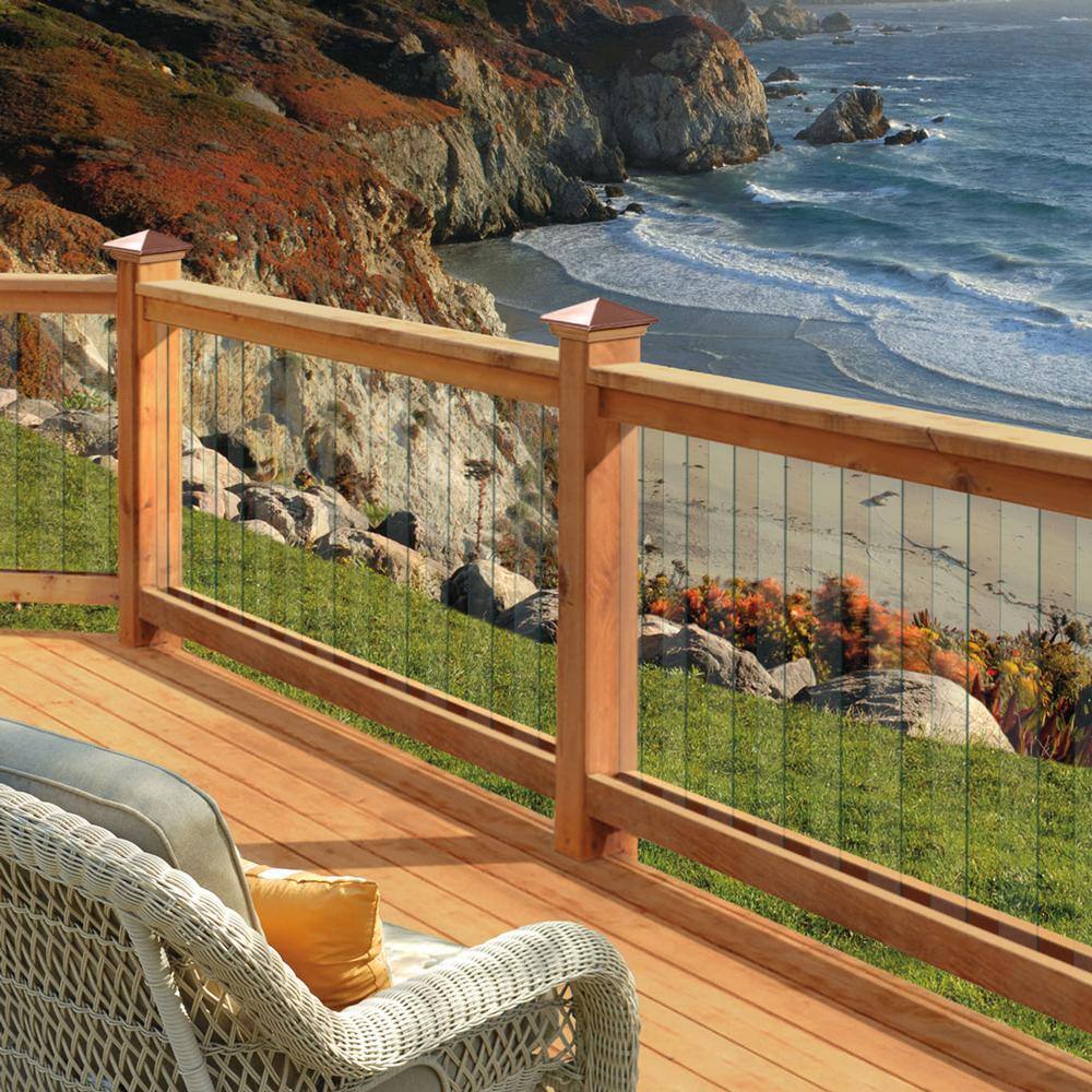 ProWood 4 in. x 32 in. Clear Glass Baluster (5-Pack) 74754