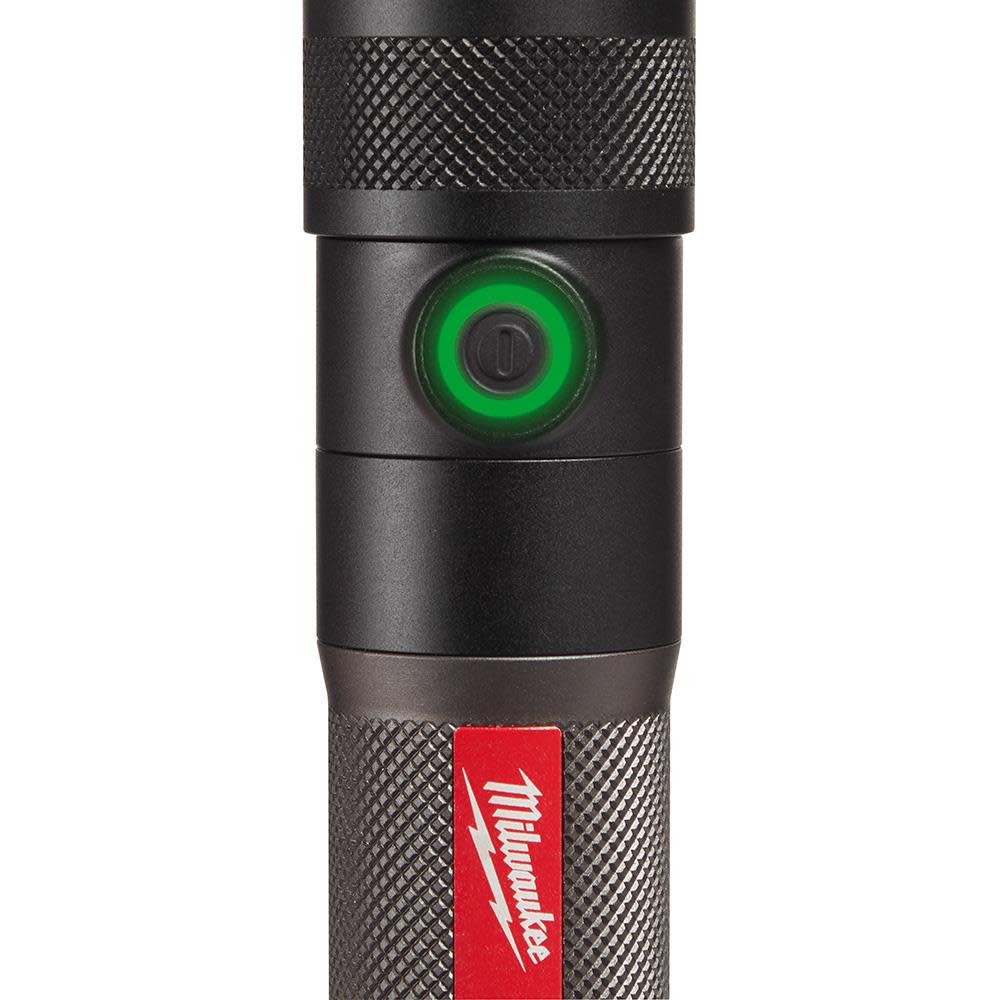 USB Rechargeable 1100L Twist Focus Flashlight