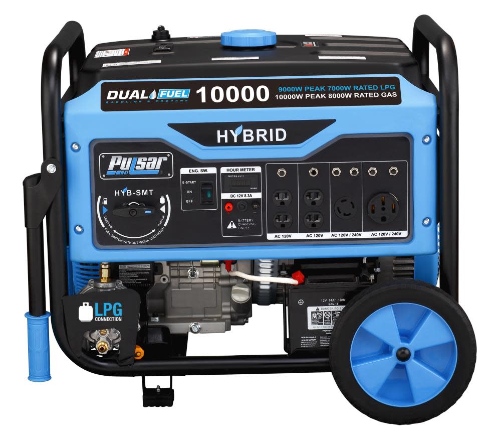 10000 Watt Dual Fuel Generator ;