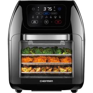 Chefman 10-Liter Digital Multifunction Air Fryer Plus Rotisserie Dehydrator Oven RJ38-10-RDO-V2