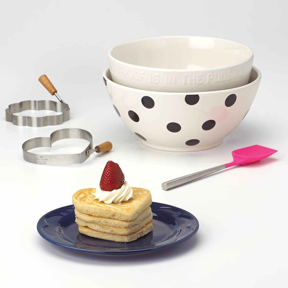 Deco Dot 2-Piece Mixing Bowl Set