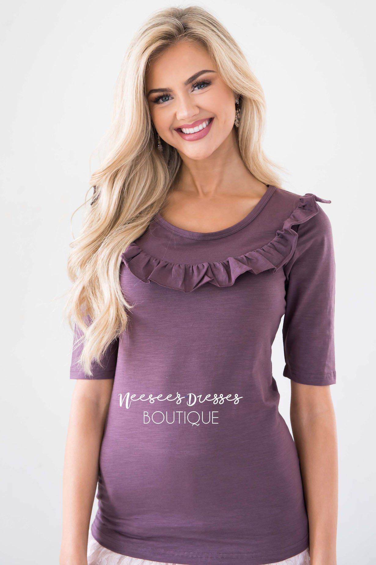 Let's Get Lost Ruffle Blouse