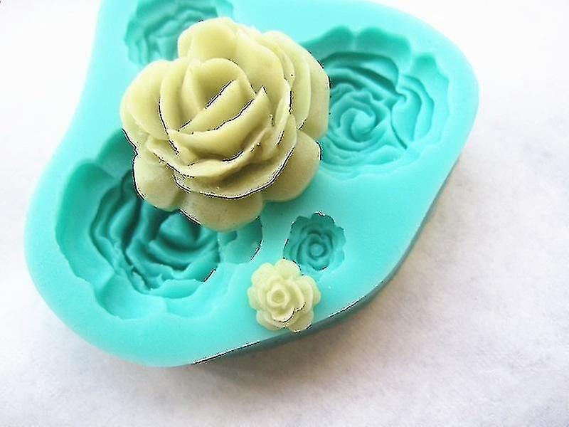 Roses Flower Silicone Cookie Fondant Cake Mold Cupcake Biscuit Chocolate Mould Diy Cakes Decoration