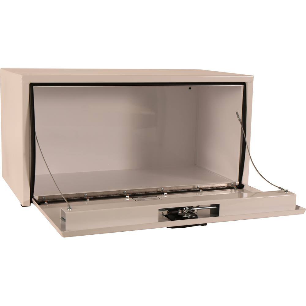 Buyers Products Company 18 in. x 18 in. x 36 in. White Steel Underbody Truck Tool Box 1732405