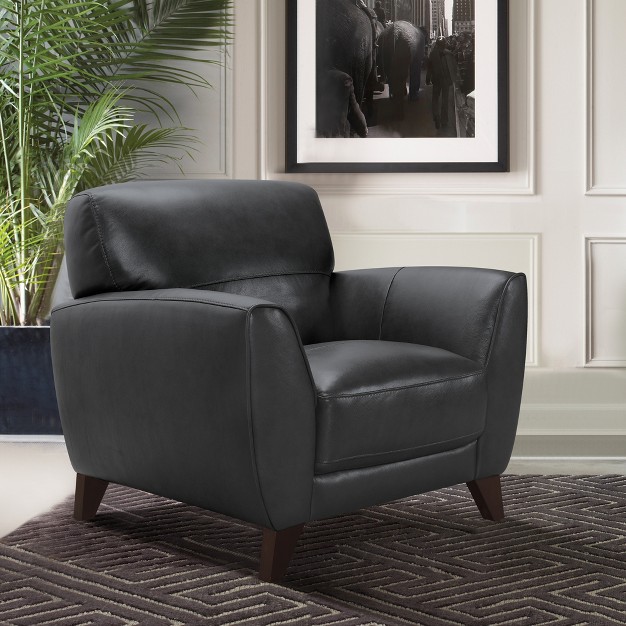 Armen Living Jedd Contemporary Chair Black